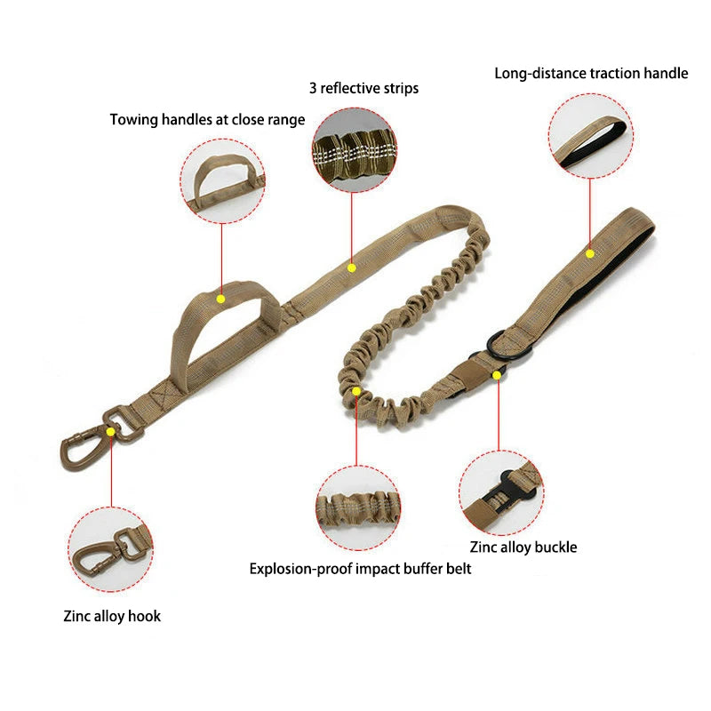Tactical Dog Collar set for training larger stronger breeds of dogs