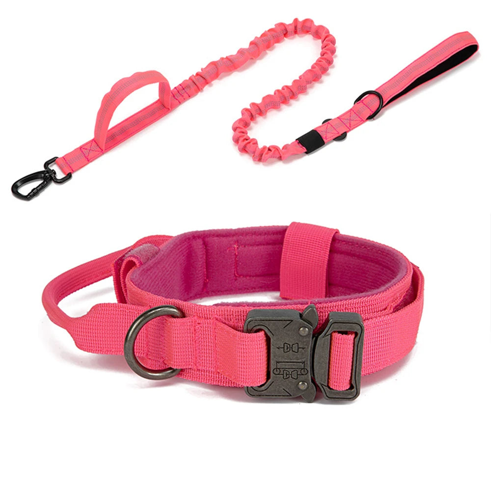 Tactical Dog Collar set for training larger stronger breeds of dogs