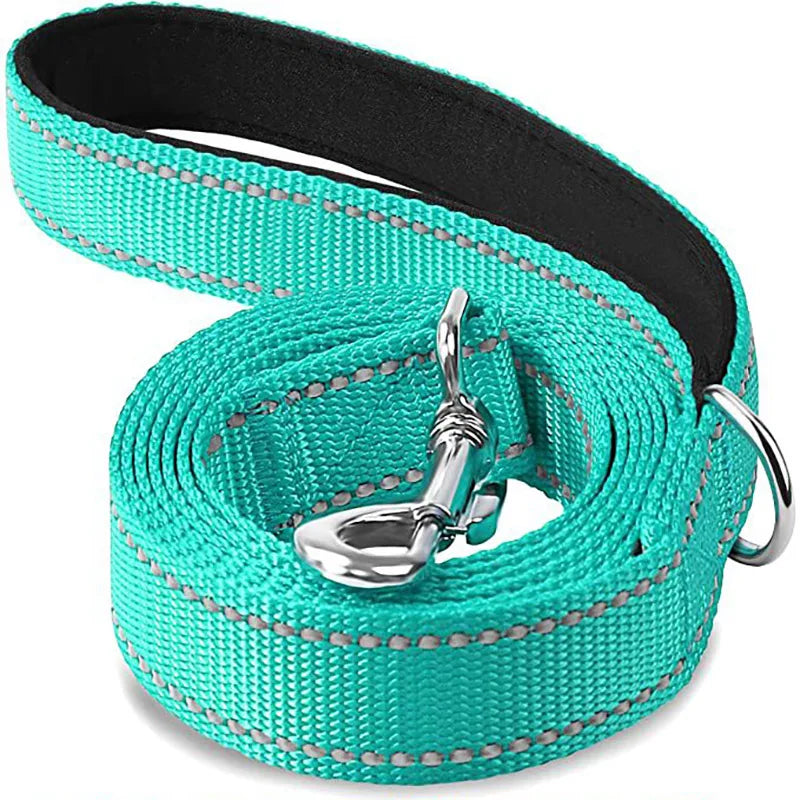 Relective dog leads, perfect day or in particular on night time walks 1.2/1.5/1.8M