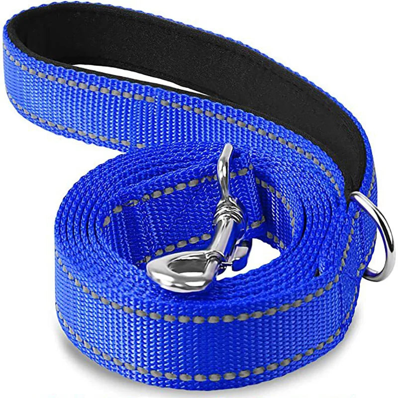 Relective dog leads, perfect day or in particular on night time walks 1.2/1.5/1.8M