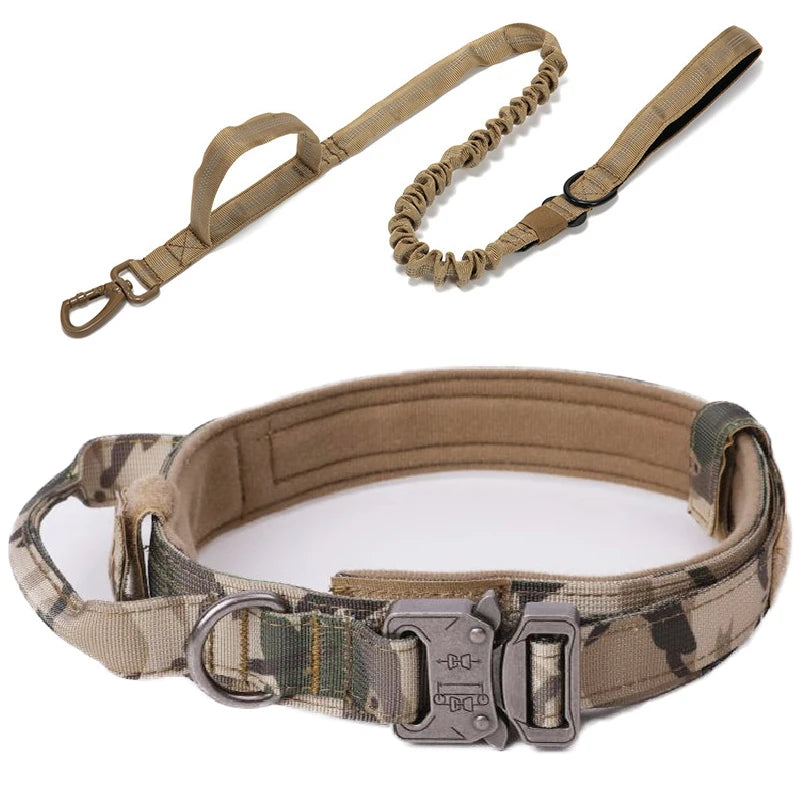 Tactical Dog Collar set for training larger stronger breeds of dogs