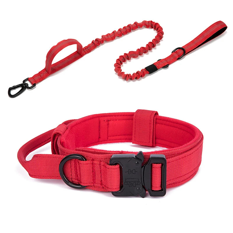 Tactical Dog Collar set for training larger stronger breeds of dogs